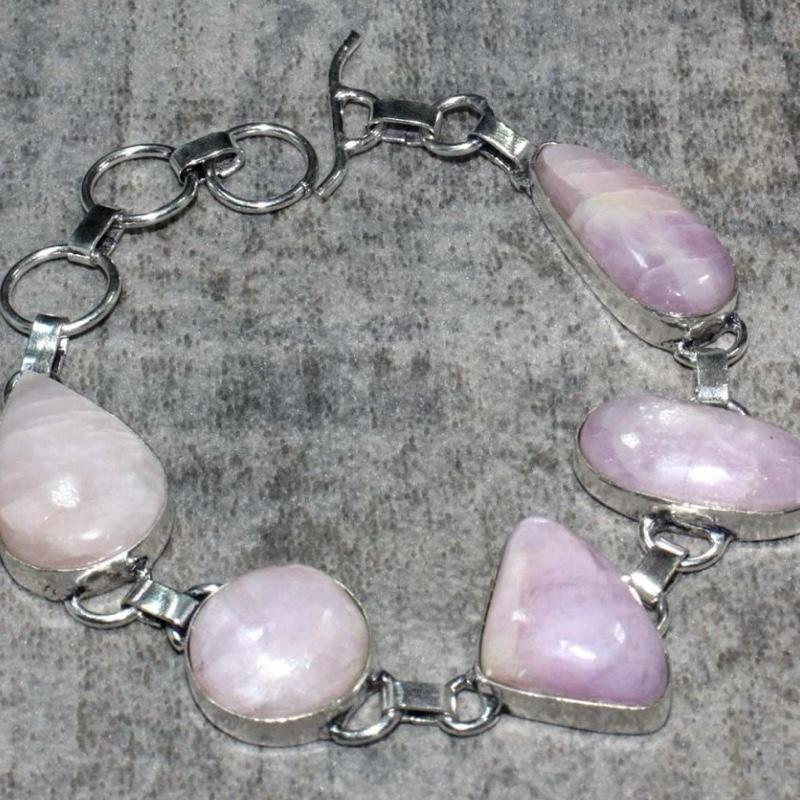 7.5" Kunzite Toggle Bracelet