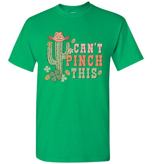 Can't Pinch This Cactus Funny St Patrick's Day Tee Shirt Top T-Shirt
