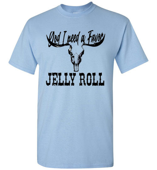 Jelly Roll God I Need A Favor Country Music Graphic Tee Shirt Top