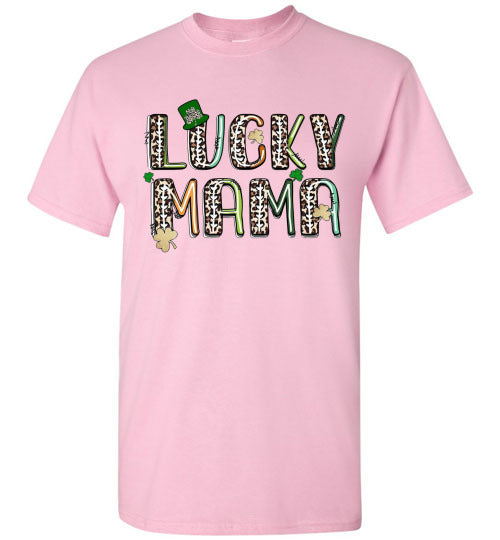 Lucky Mama St Patrick's Day Irish Tee Shirt Top T-Shirt