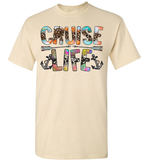 Cruise Life Graphic Tee Shirt Top
