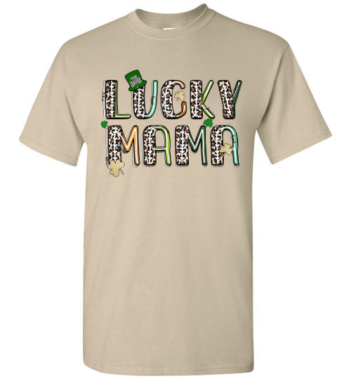 Lucky Mama St Patrick's Day Irish Tee Shirt Top T-Shirt