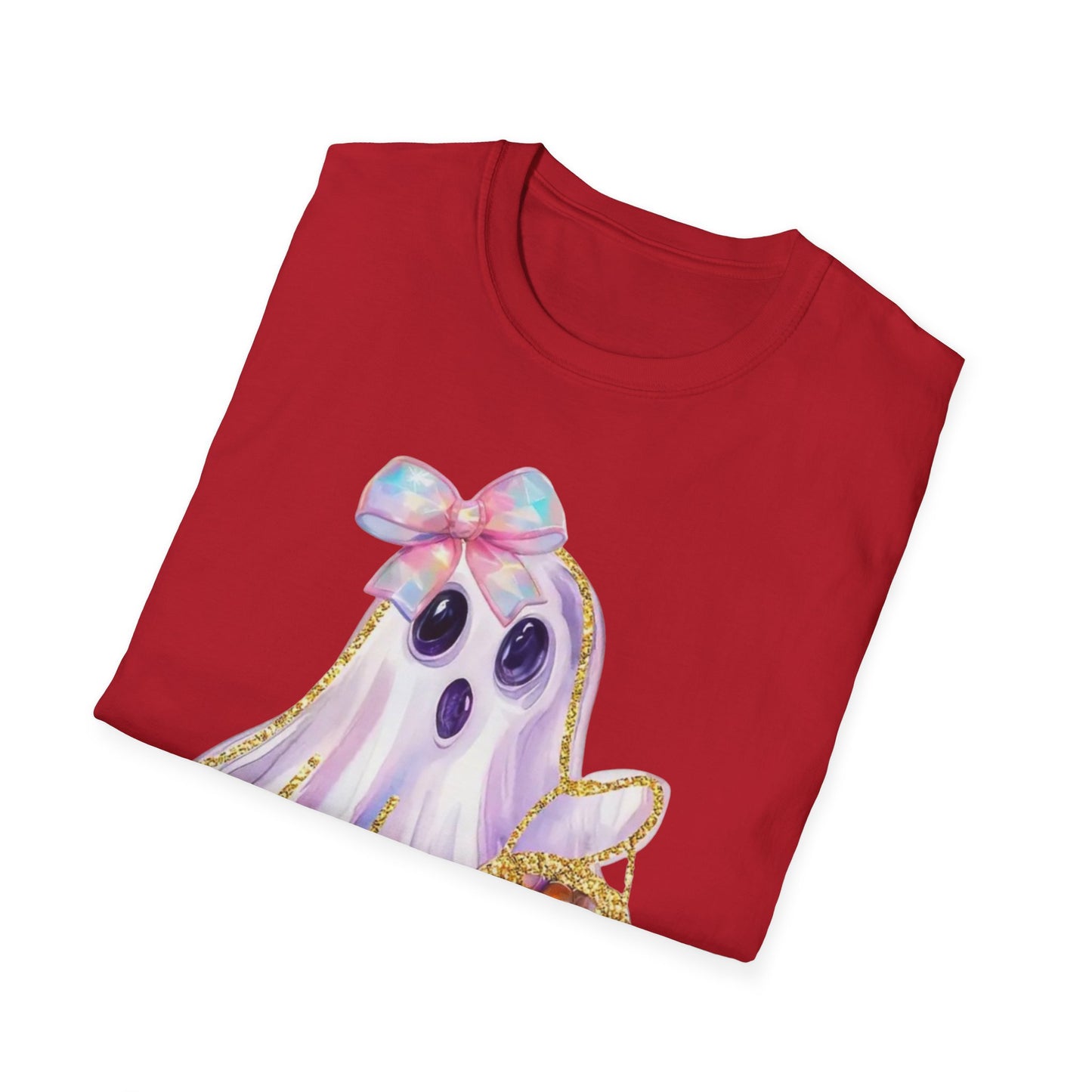 Adorable Ghost Graphic Tee: Halloween Costume, Cute Tee, Spooky Shirt, Kids T-Shirt, Ghost Lover Gift