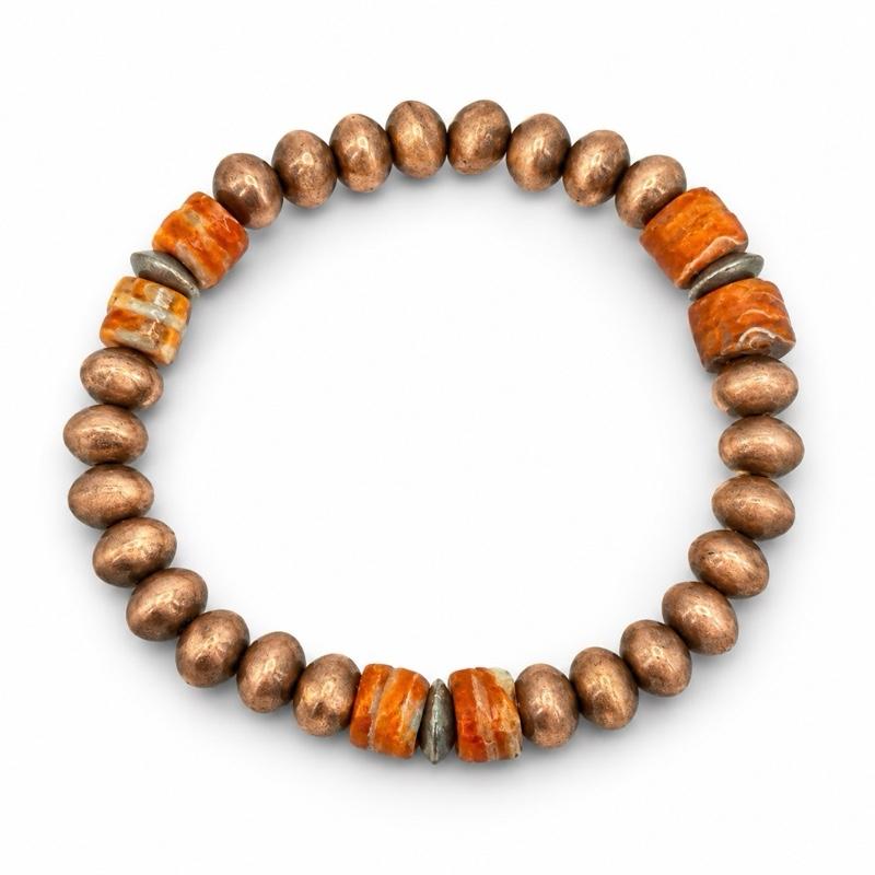 Spiny Oyster Copper Stretchy Bracelet