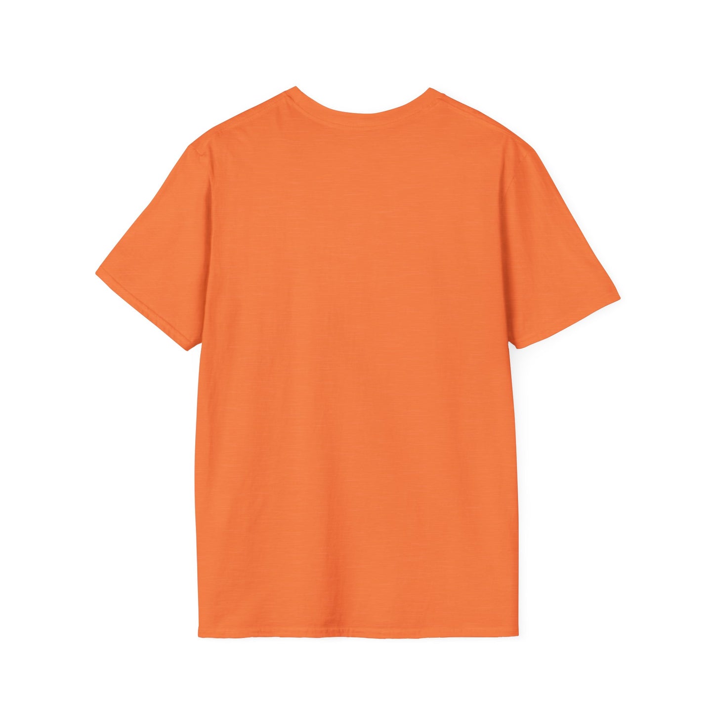 Halloween Themed Unisex Softstyle T-Shirt - Spooky Stamp Design, Fall Fashion, Trick or Treat, Halloween Party, Gift for Ghost Lovers