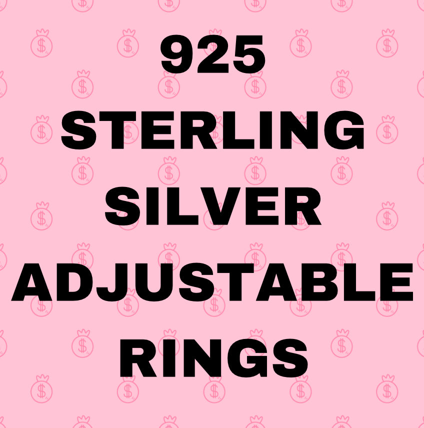 Adjustable Sterling SIlver Rings