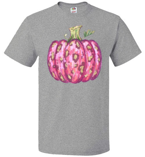 Pink Pumpkin Fall Tee Shirt Top T-Shirt
