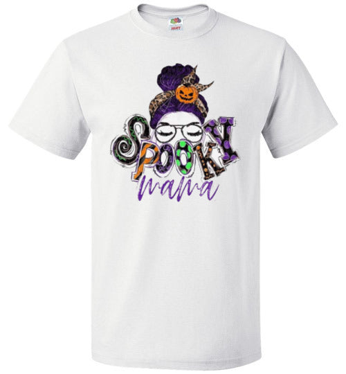 Spooky Mama Halloween Tee Shirt Top T-Shirt