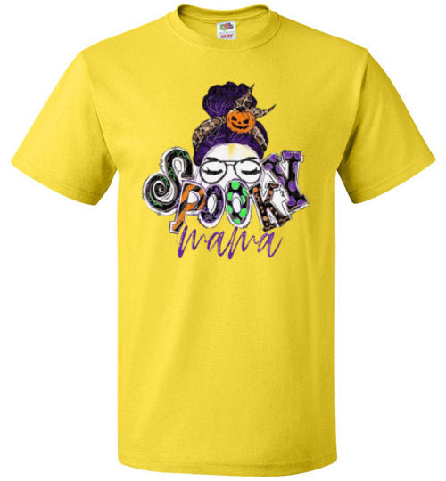 Spooky Mama Halloween Tee Shirt Top T-Shirt