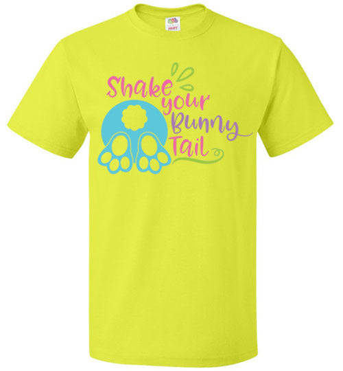 Shake Your Bunny Tail Easter Graphic Shirt Top
