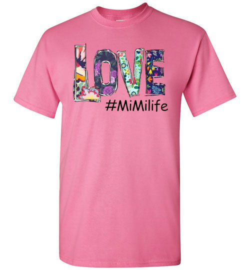 Love Mimi Life Grandmother Grandma Tee Shirt Top T-Shirt