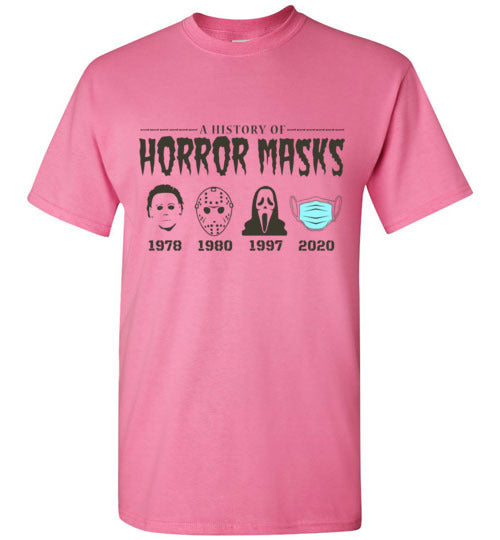 Horror Mask Funny Tee Shirt Top T-shirt