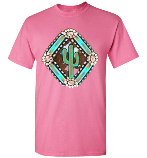 Southwestern Cactus Tee Shirt Graphic Top T-shirt