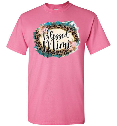 Blessed Mimi Grandmother Grandma Tee Shirt Top T-Shirt