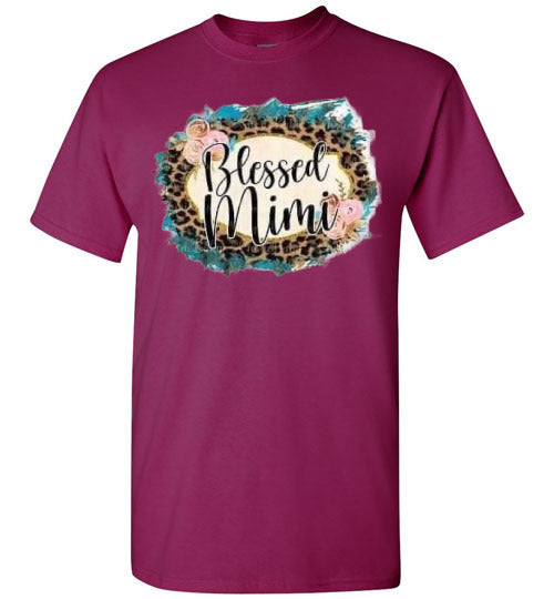 Blessed Mimi Grandmother Grandma Tee Shirt Top T-Shirt