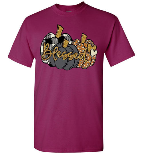 Blessed Fall Pumpkin Tee Shirt Top T-Shirt