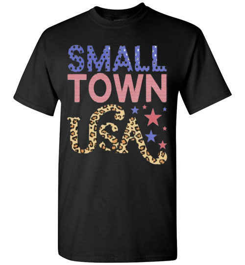 Small Town USA Tee Americana Patriotic Shirt Top T-Shirt