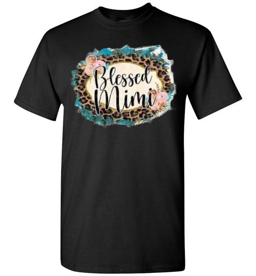 Blessed Mimi Grandmother Grandma Tee Shirt Top T-Shirt