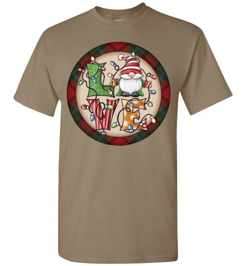 Love Christmas Holiday Tee Shirt Top T-Shirt