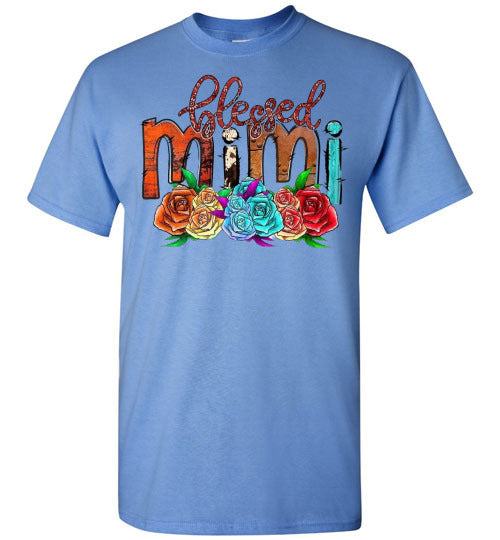 Blessed Mimi Grandmother Grandma Tee Shirt Top T-Shirt