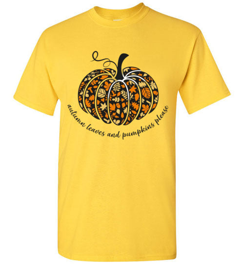 Pumpkin Fall Tee Shirt Graphic Top T-Shirt