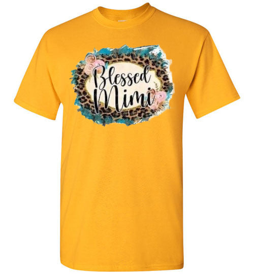 Blessed Mimi Grandmother Grandma Tee Shirt Top T-Shirt