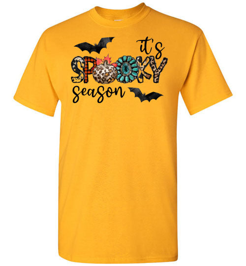 It's Spooky Season Halloween Bat Tee Shirt Top T-Shirt
