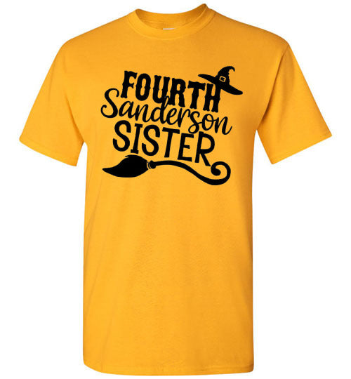 Fourth Sanderson Sister Halloween Witch Graphic Tee Shirt Top