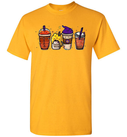 Hocus Pocus Starbucks Drink Witch Graphic Tee Shirt top