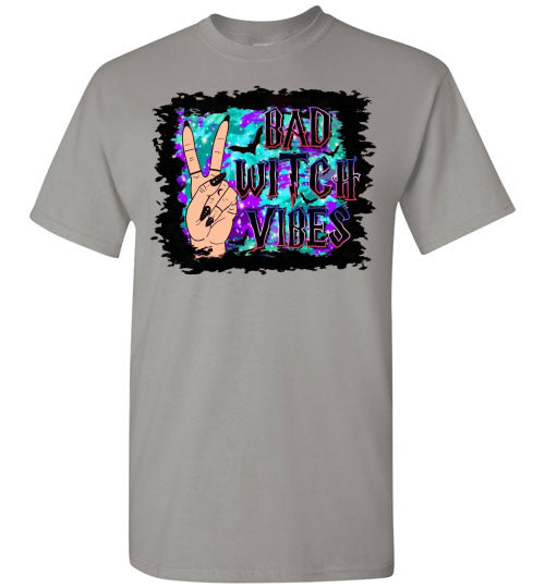 Bad Witch Vibes Halloween Tee Shirt Top T-Shirt
