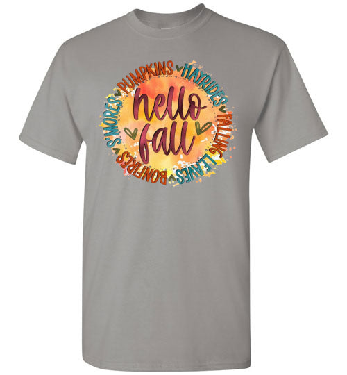 Hello Fall Tee Shirt Top T-Shirt