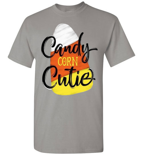 Candy Corn Cutie Fall Halloween Tee Shirt Top T-Shirt