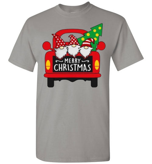 Old Christmas Truck With Gnomes Tee Shirt Top T-Shirt