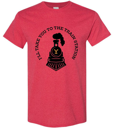 I'll Take You To The Train Station Tee Shirt Top