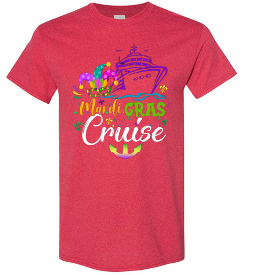 Mardi Gras Cruise Graphic Tee Shirt Top