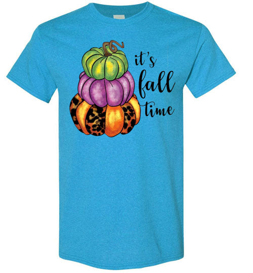 It's Fall Time Tee Shirt Pumpkin Top T-Shirt