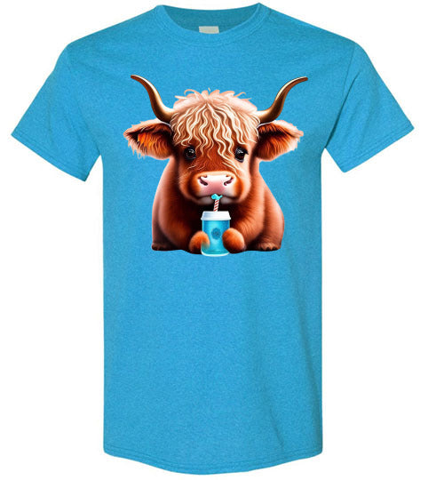 Baby Cow Country Tee Shirt Top T-Shirt