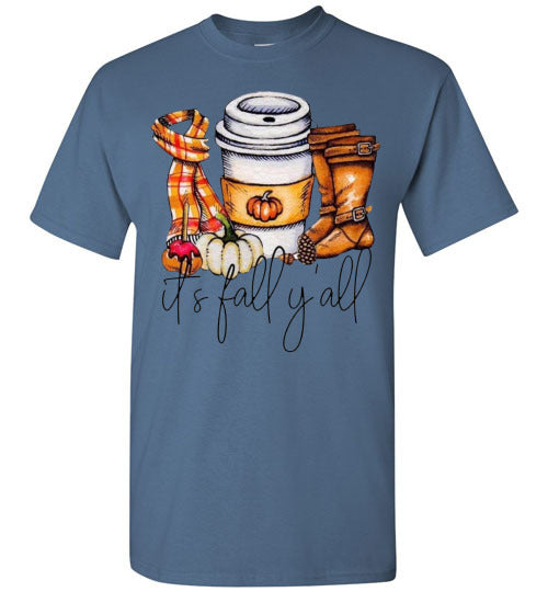 It's Fall Ya'll Graphic Tee Shirt Top