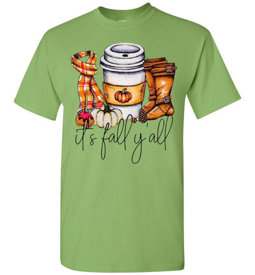 It's Fall Ya'll Graphic Tee Shirt Top