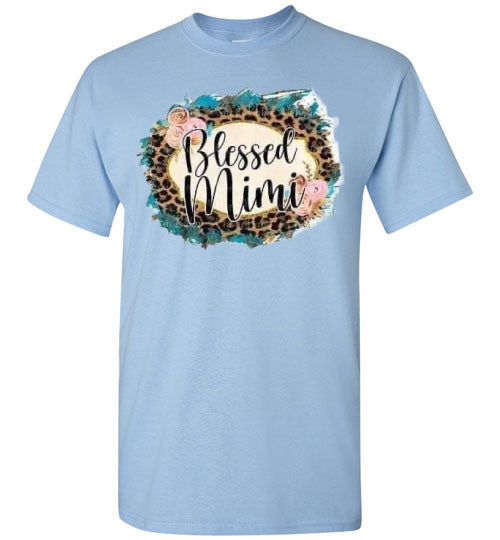 Blessed Mimi Grandmother Grandma Tee Shirt Top T-Shirt