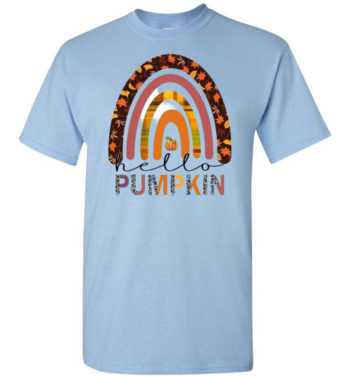 Pumpkin Rainbow Fall Tee Shirt Top T-Shirt