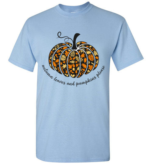 Pumpkin Fall Tee Shirt Graphic Top T-Shirt