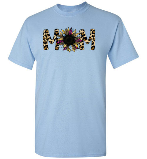 Mom Mother Leopard Tee Shirt Top T-shirt