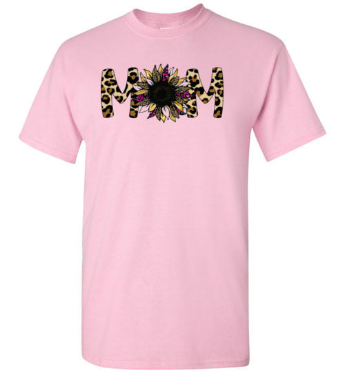Mom Mother Leopard Tee Shirt Top T-shirt