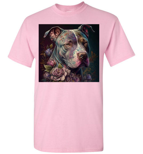 Pit Bull Dog Graphic Tee Shirt Top T-Shirt