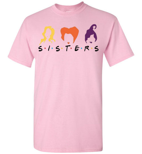 Witch Sisters Halloween Fall Graphic Tee Shirt Top