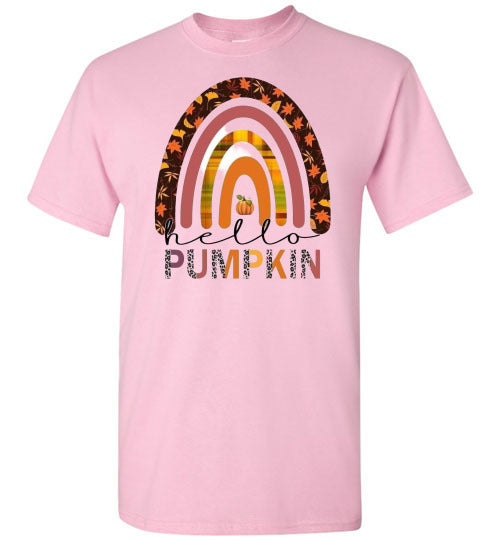 Pumpkin Rainbow Fall Tee Shirt Top T-Shirt