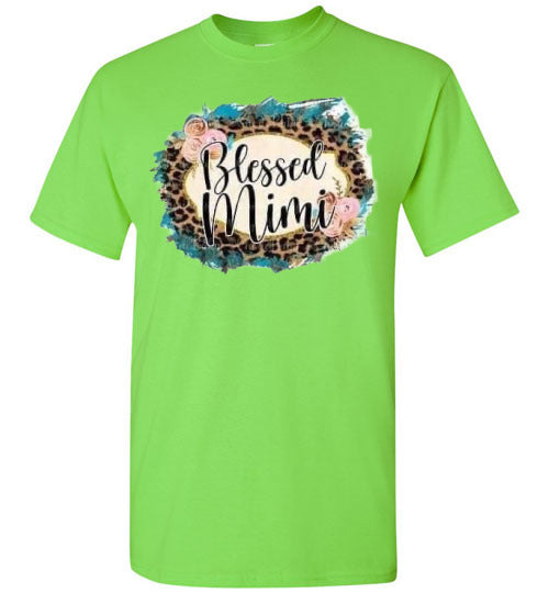 Blessed Mimi Grandmother Grandma Tee Shirt Top T-Shirt