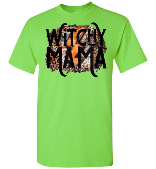 Witchy Mama Halloween Fall Tee Shirt Top T-Shirt