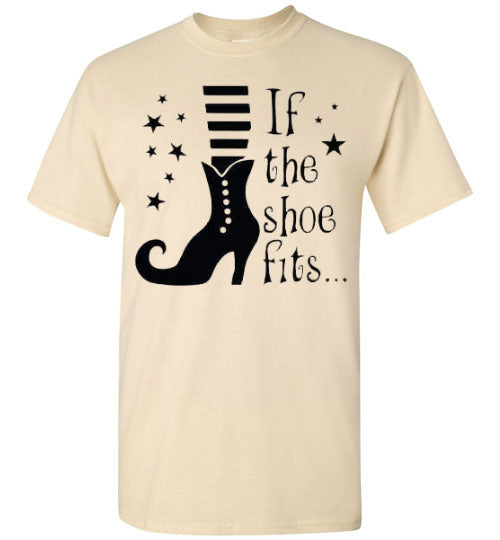 If The Witch Shoe Fits Halloween Fall Tee Shirt Top T-Shirt